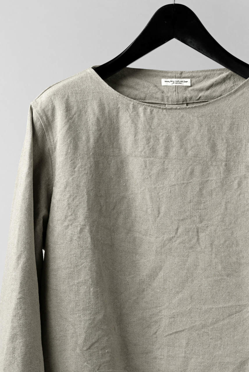 sus-sous sleeing shirts / L100 heavy poplin washer (natural) - Image 6