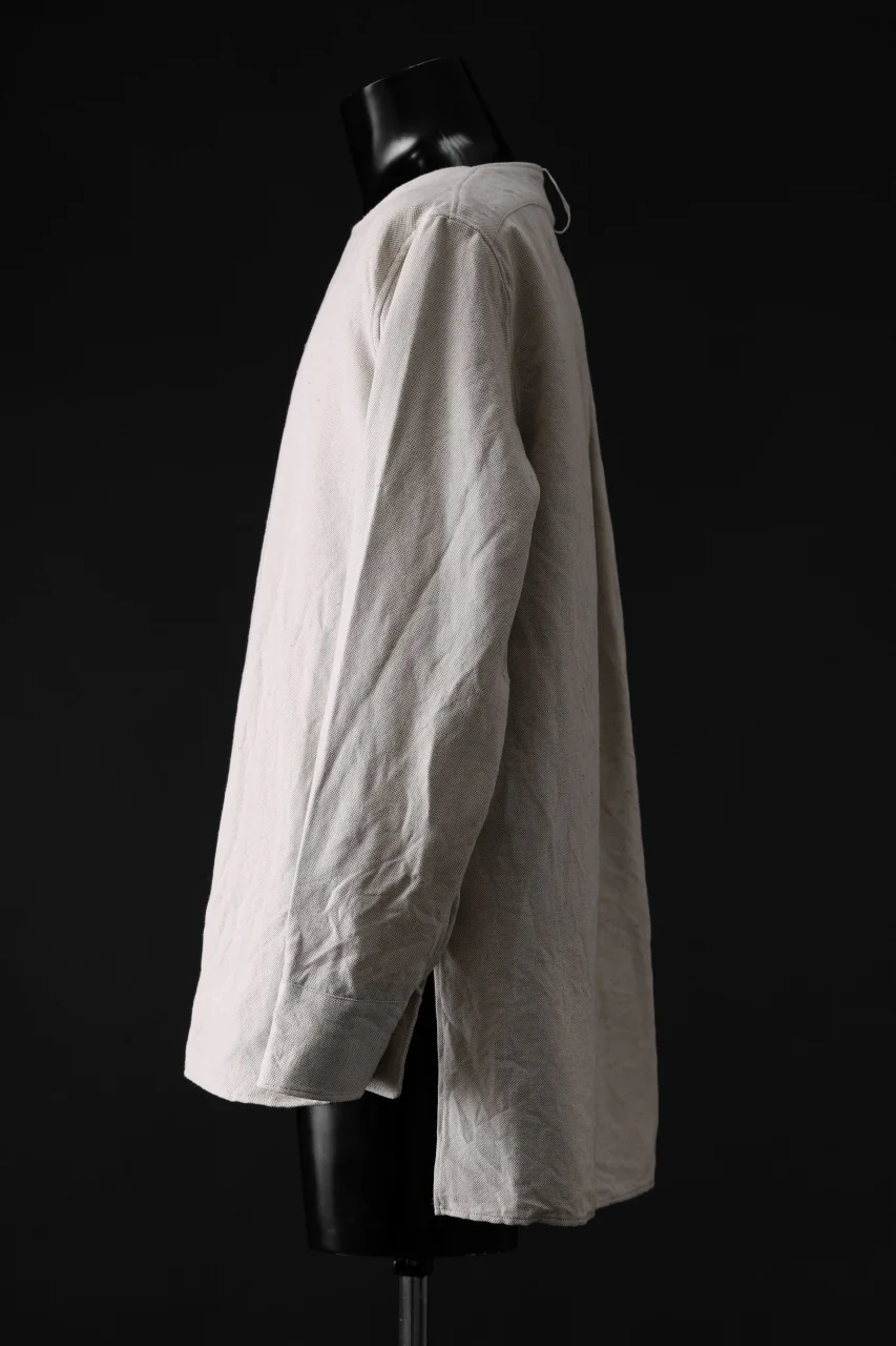 sus-sous sleeping shirts / C/L plain weave (NATURAL) - Image 3