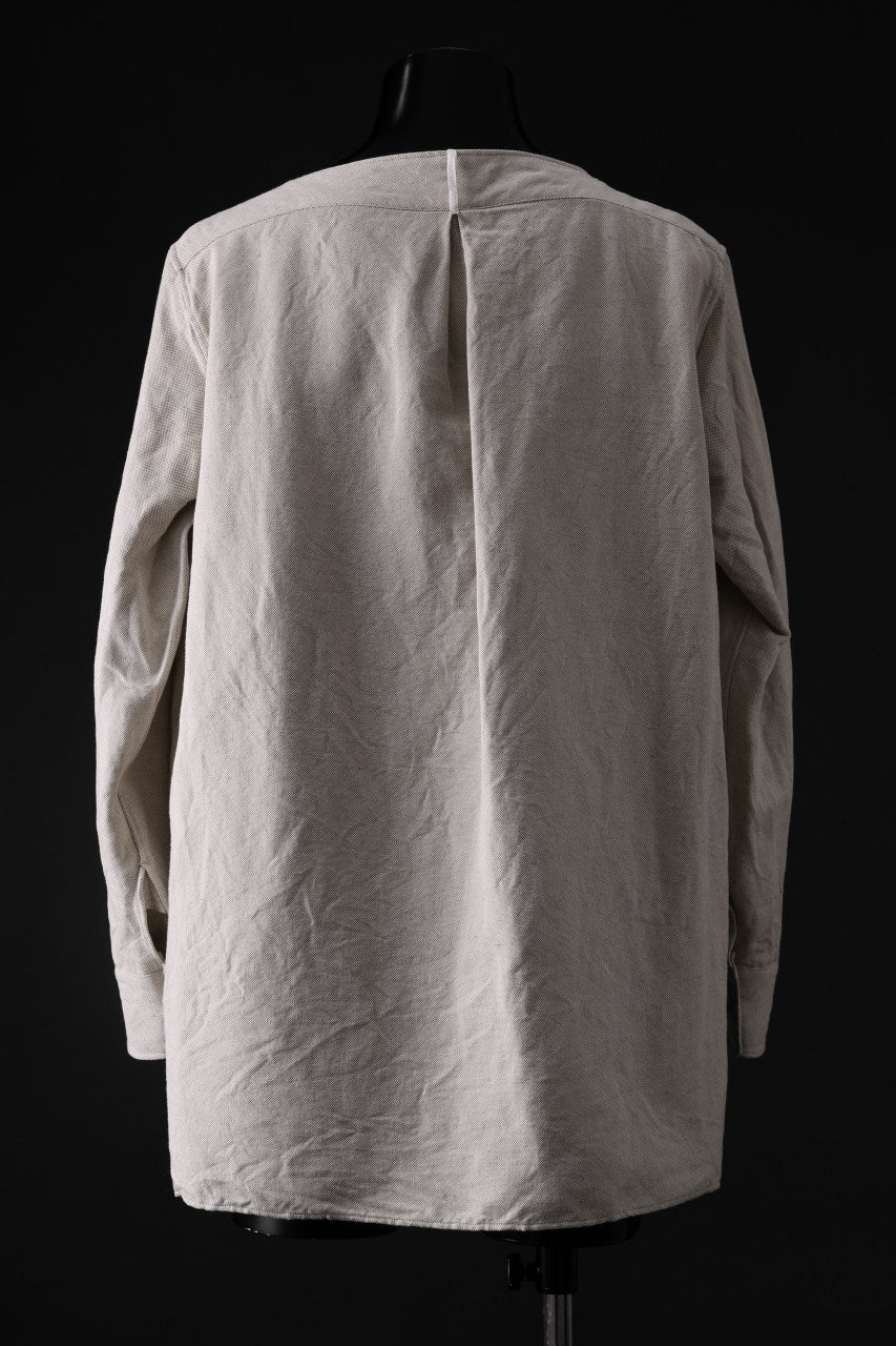 sus-sous sleeping shirts / C/L plain weave (NATURAL) - Image 4