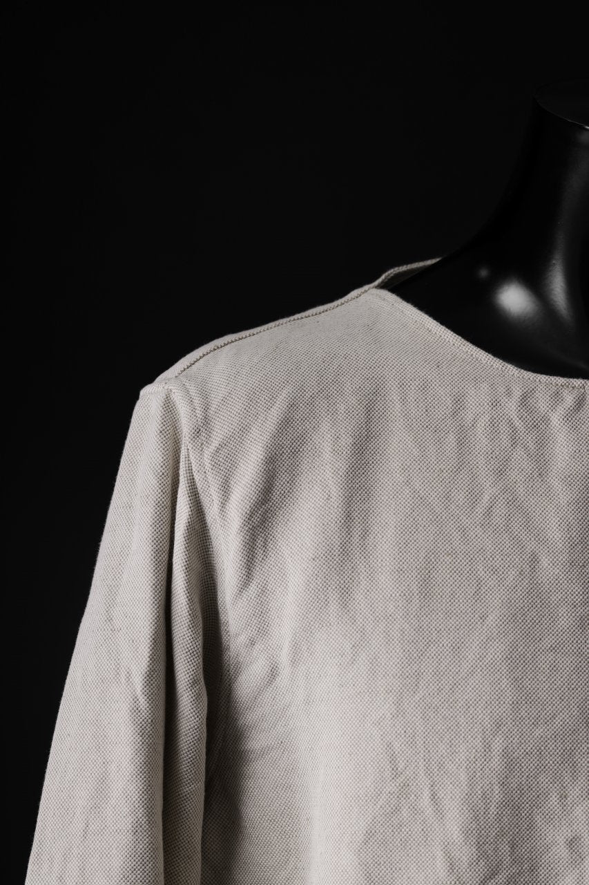 sus-sous sleeping shirts / C/L plain weave (NATURAL) - Image 7