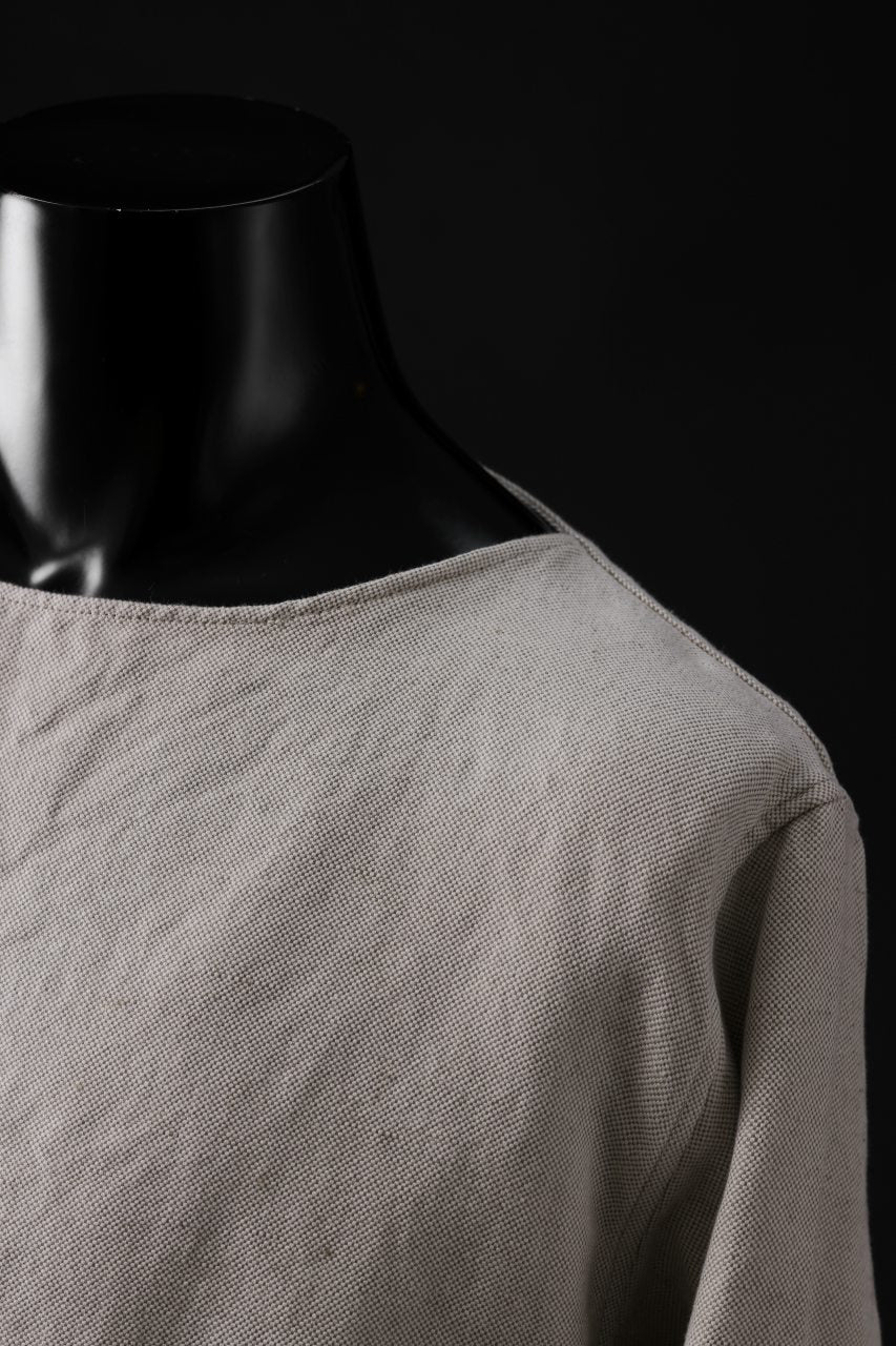 sus-sous sleeping shirts / C/L plain weave (NATURAL) - Image 9