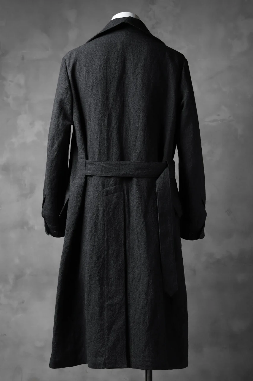 sus-sous storm coat / W50L50 3/2OX washer (CHARCOAL NAVY) - Image 5