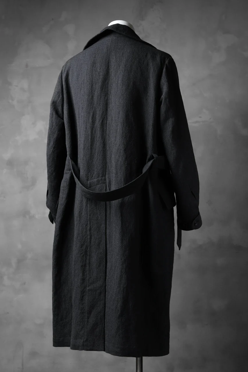 sus-sous storm coat / W50L50 3/2OX washer (CHARCOAL NAVY) - Image 6