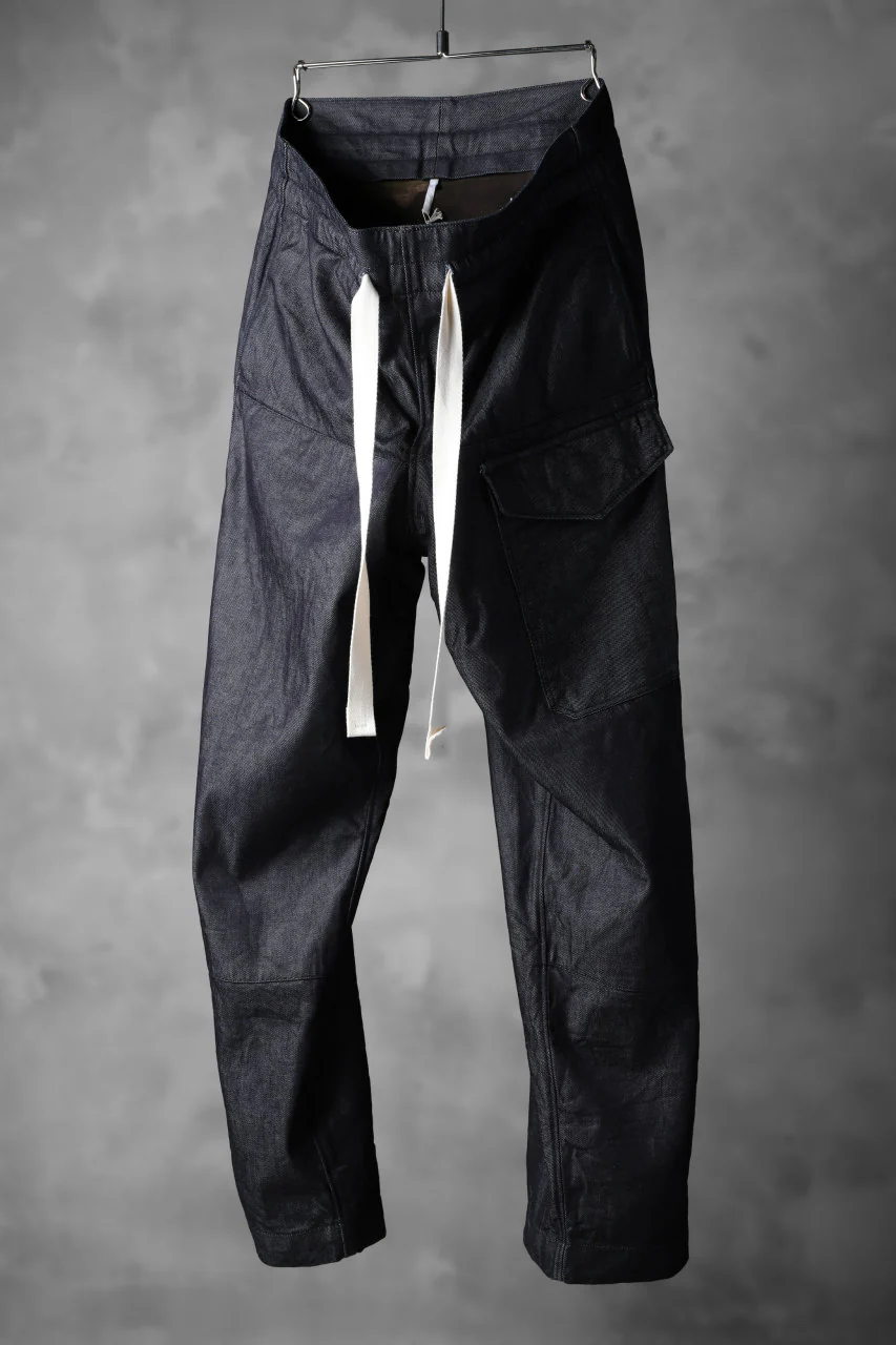 sus-sous supima denim wide trousers MK-1 (INDIGO) - Image 2