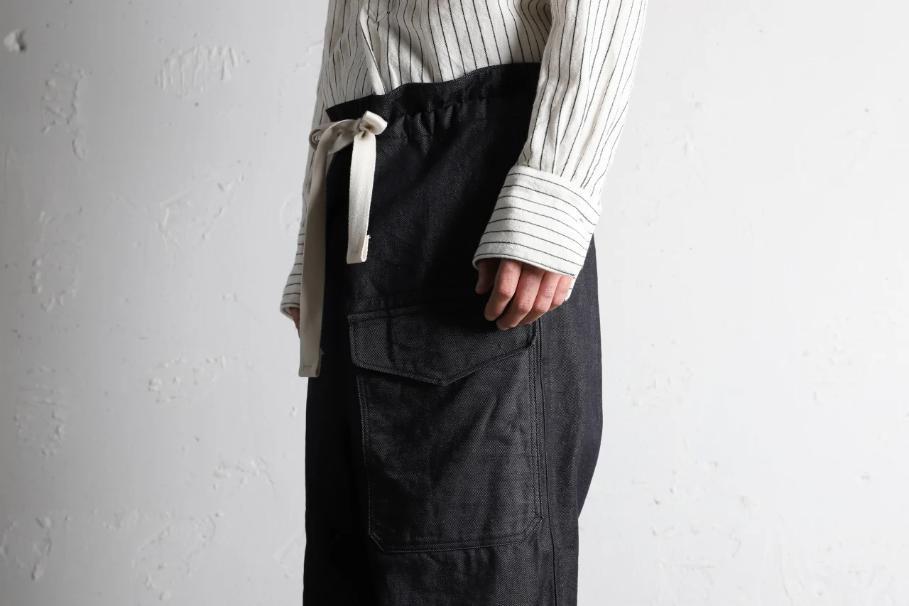 sus-sous supima denim wide trousers MK-1 (INDIGO) - Image 32