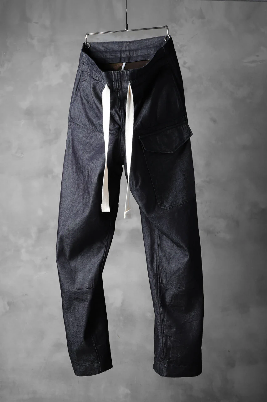 sus-sous supima denim wide trousers MK-1 (INDIGO) - Image 5