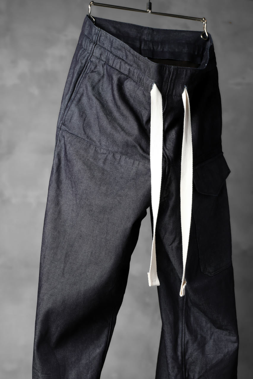 sus-sous supima denim wide trousers MK-1 (INDIGO) - Image 8