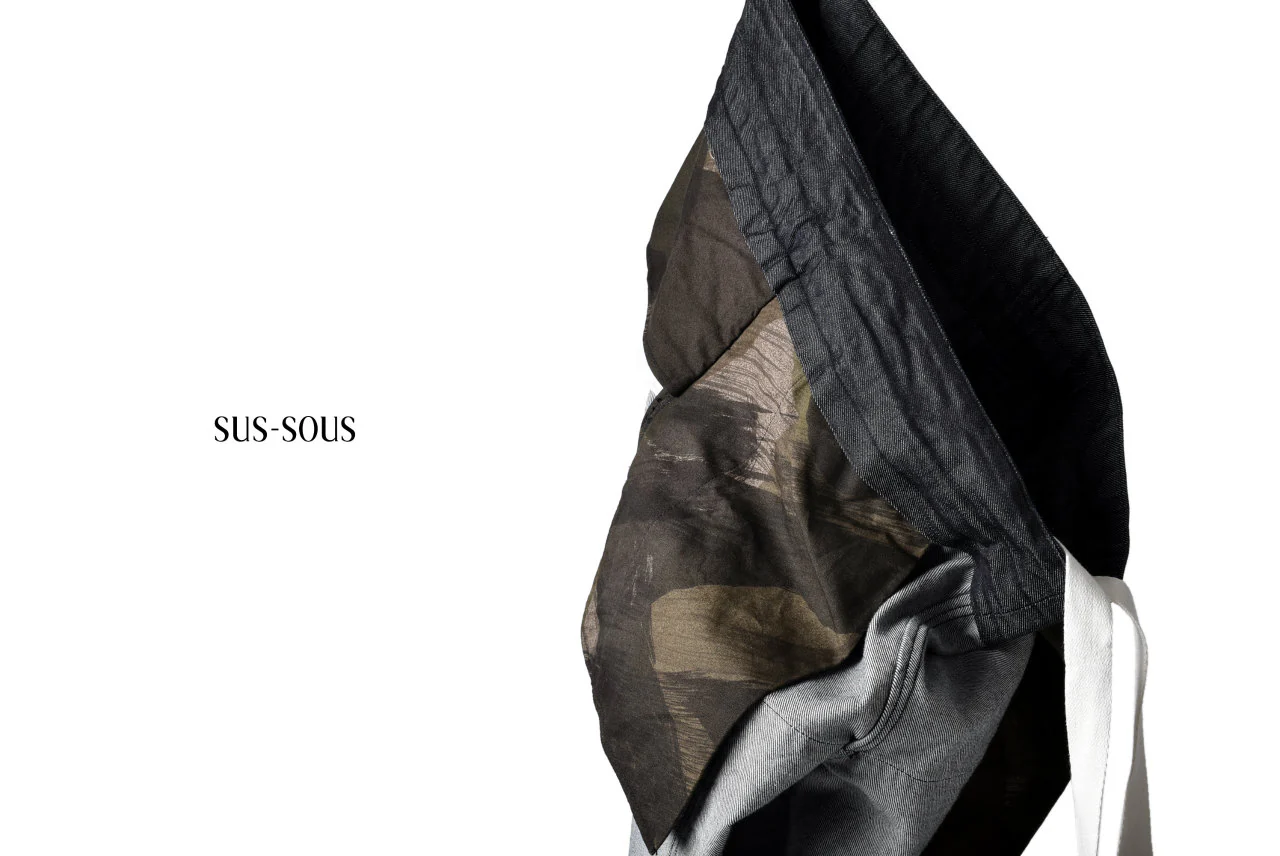 sus-sous supima denim wide trousers MK-1 (INDIGO) - Image 4