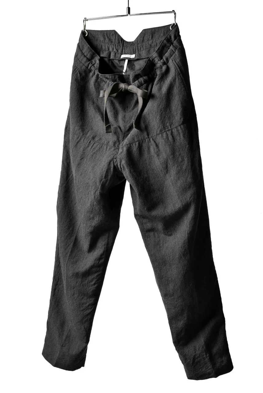 sus-sous tapared trousers W.D / OX made with oyagi (NAVY GREY) - Image 3