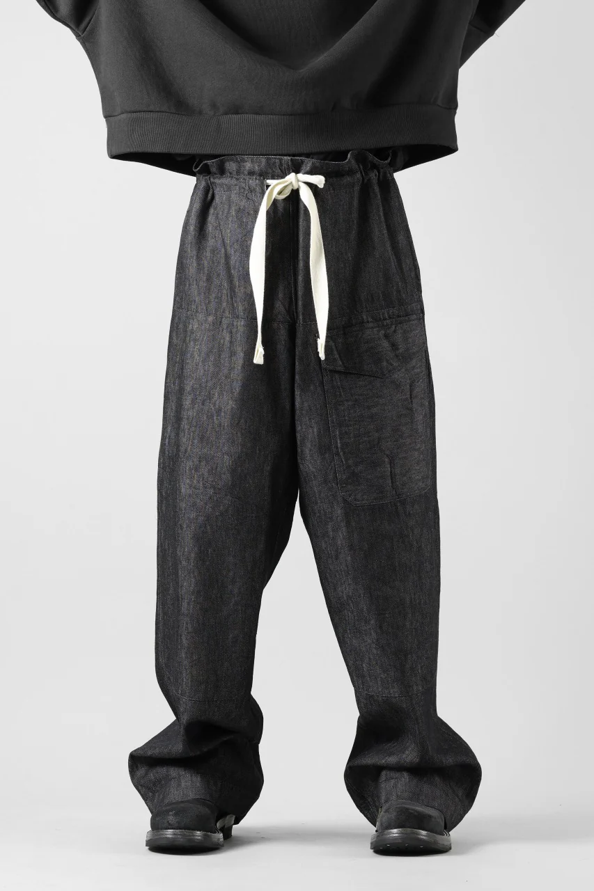 sus-sous trousers MK-1 / 11.5oz supima silket denim (BLACK) - Image 11