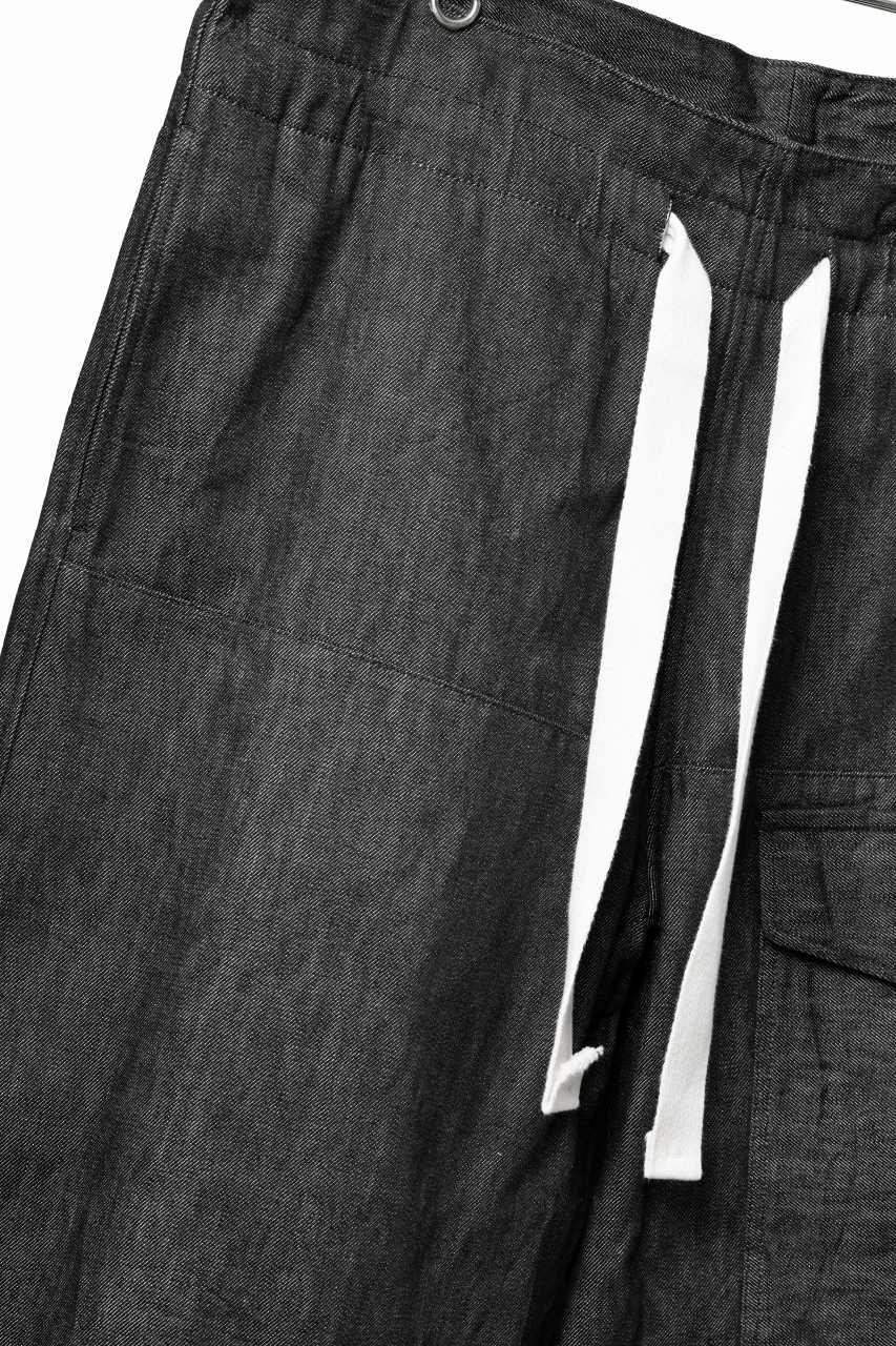 sus-sous trousers MK-1 / 11.5oz supima silket denim (BLACK) - Image 22