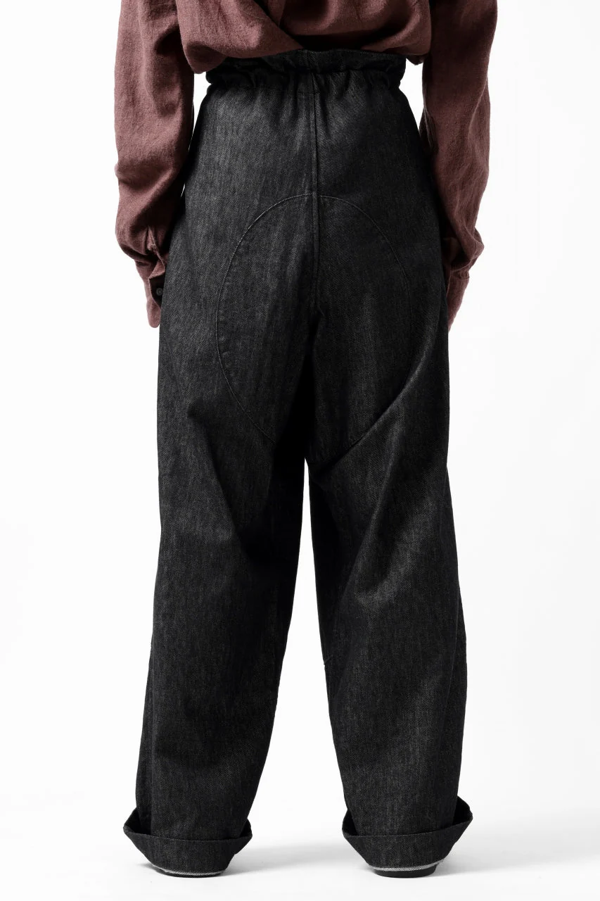 sus-sous trousers MK-1 / 11.5oz supima silket denim (BLACK) - Image 27