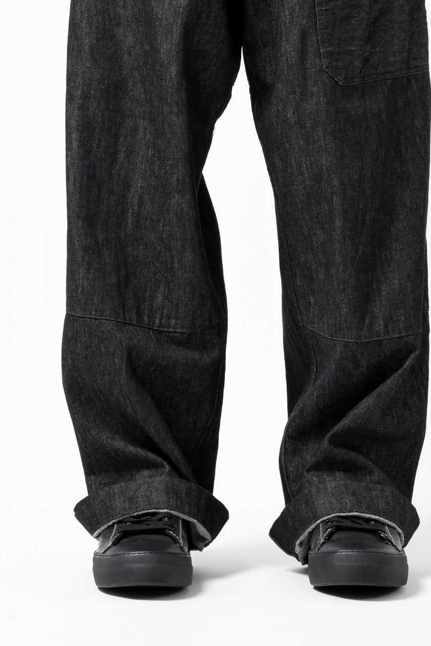 sus-sous trousers MK-1 / 11.5oz supima silket denim (BLACK) - Image 32