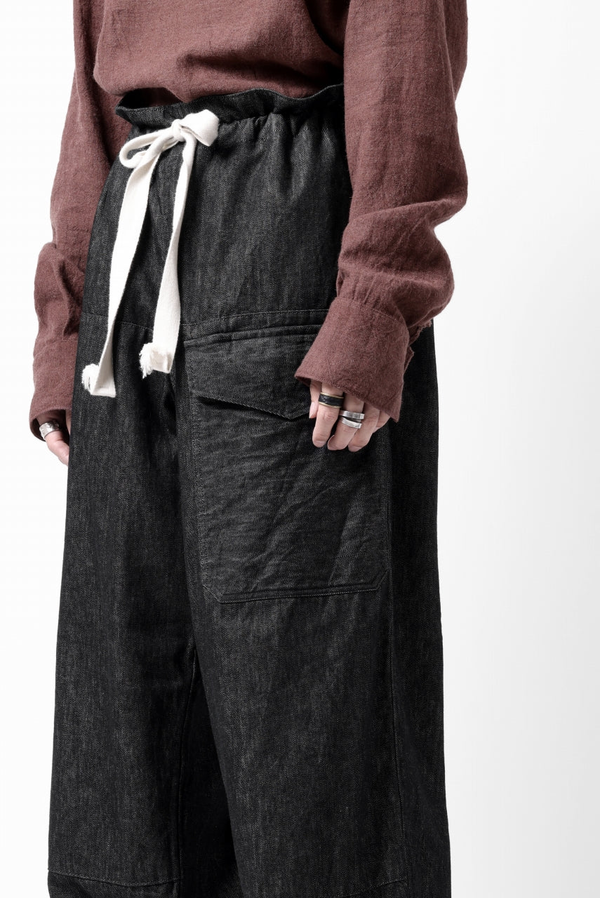 sus-sous trousers MK-1 / 11.5oz supima silket denim (BLACK) - Image 33
