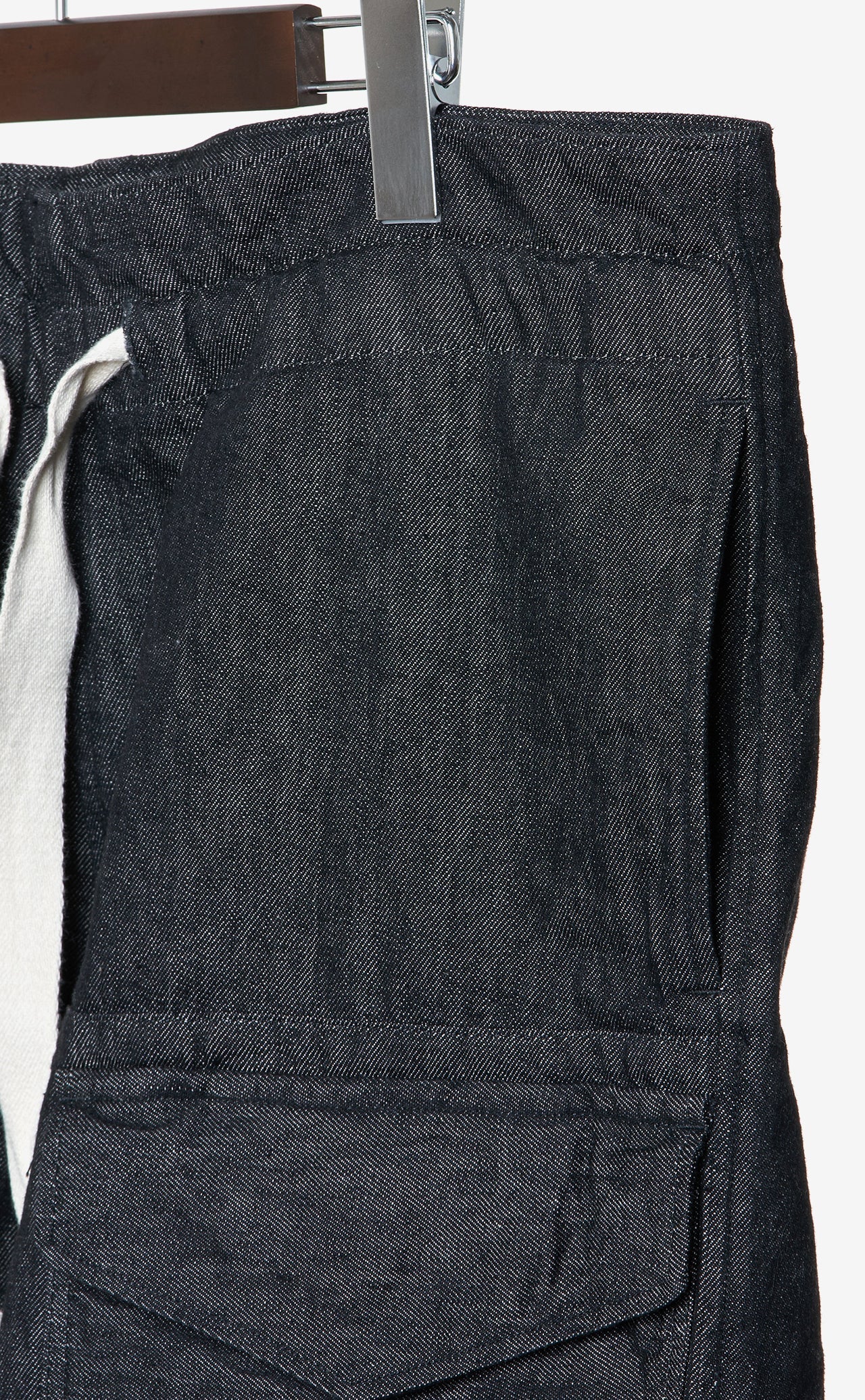 sus-sous trousers MK-1 / 11.5oz supima silket denim (BLACK) - Image 41