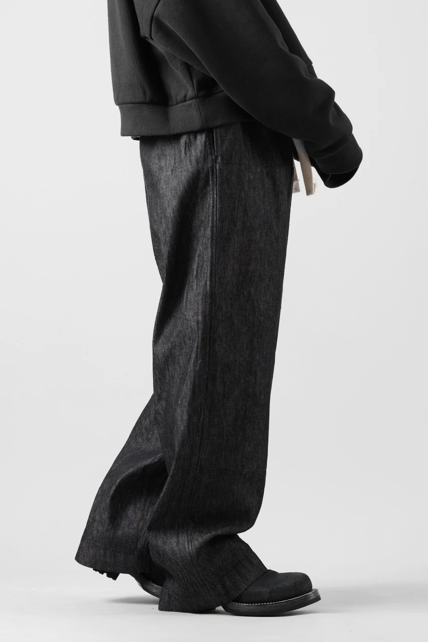 sus-sous trousers MK-1 / 11.5oz supima silket denim (BLACK) - Image 6