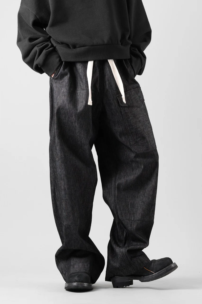 sus-sous trousers MK-1 / 11.5oz supima silket denim (BLACK) - Image 9