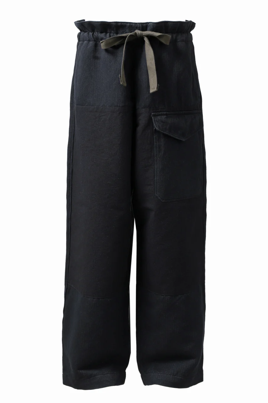 sus-sous trousers MK-1 / HERINGBONE WOVEN (INDIGO)