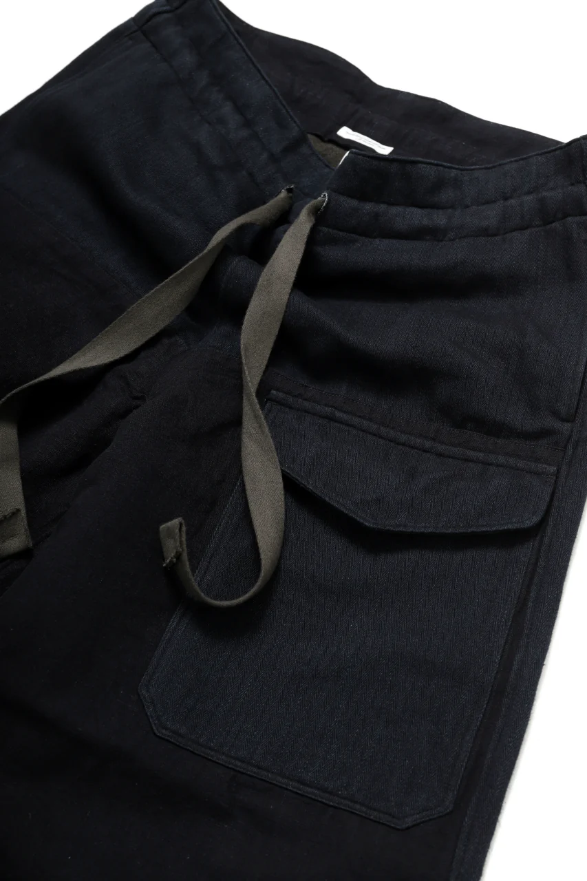 sus-sous trousers MK-1 / HERINGBONE WOVEN (INDIGO) - Image 14