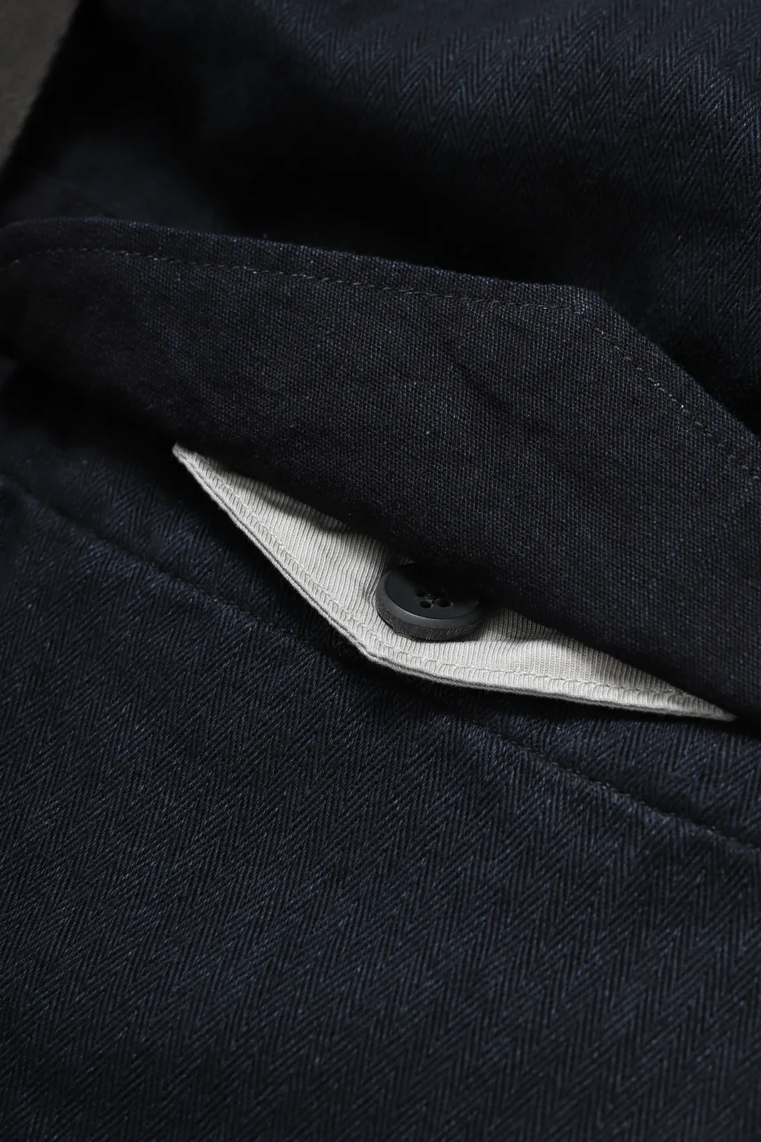 sus-sous trousers MK-1 / HERINGBONE WOVEN (INDIGO) - Image 16