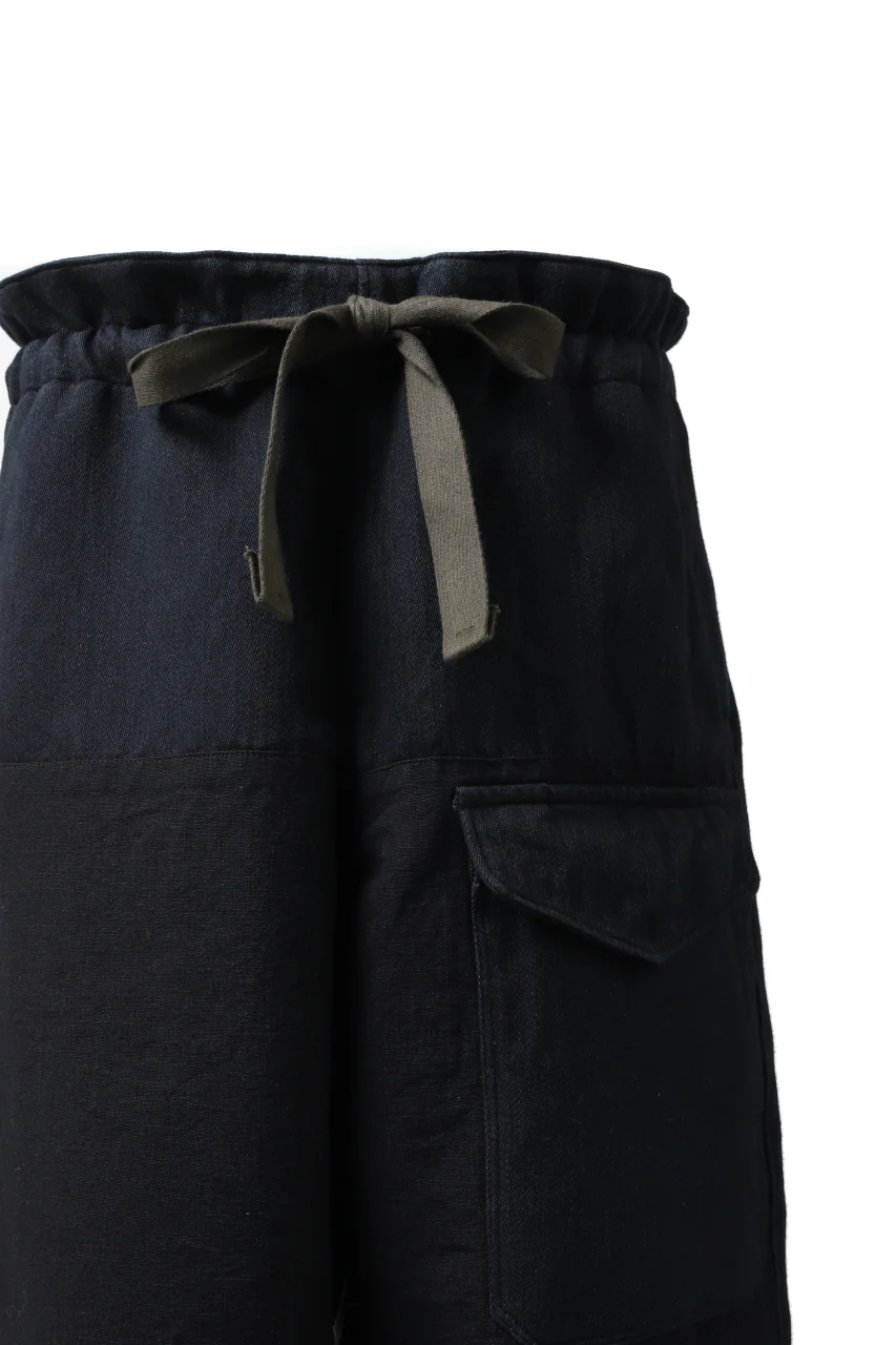 sus-sous trousers MK-1 / HERINGBONE WOVEN (INDIGO) - Image 7
