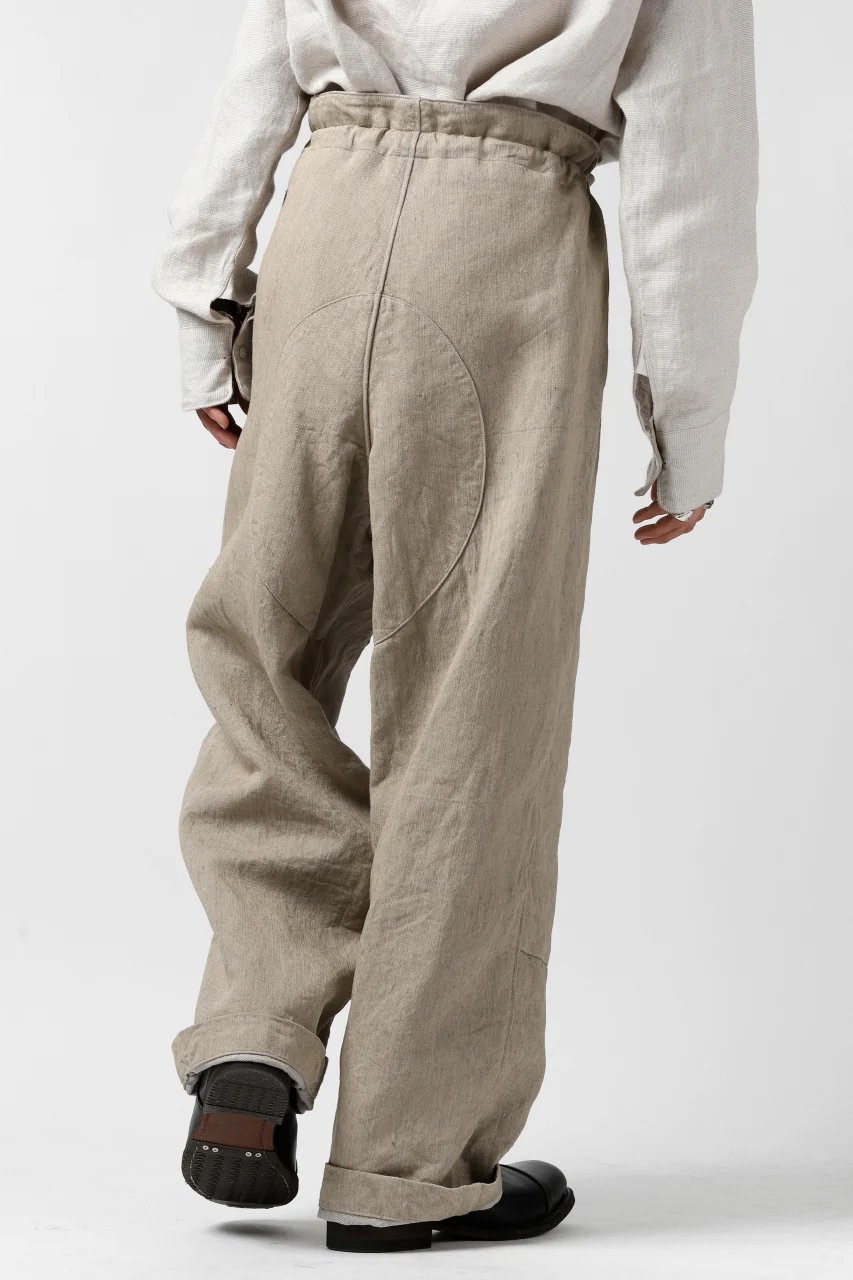 sus-sous trousers MK-1 / L100 herringbone washer (SAND BEIGE) - Image 11