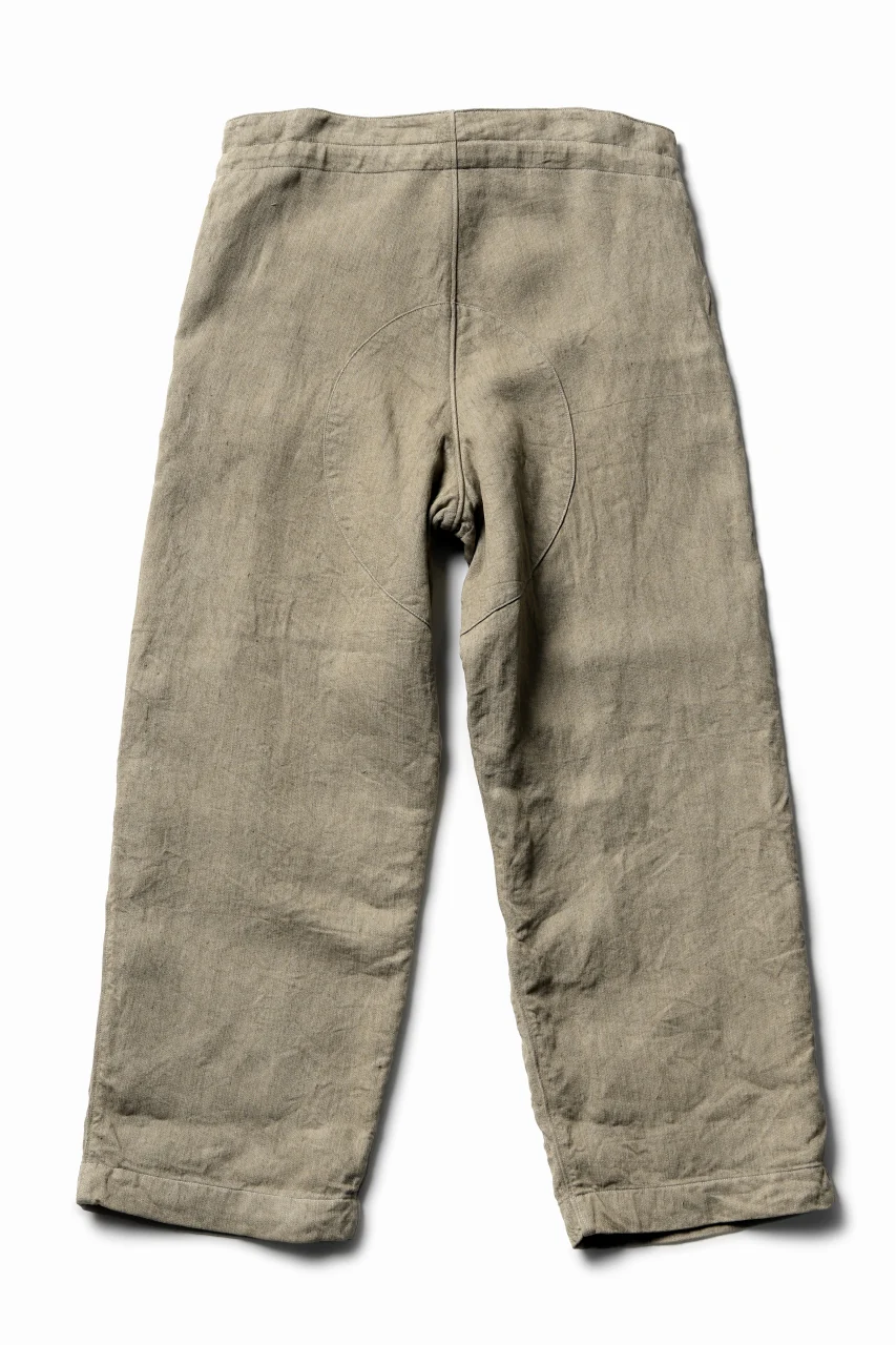 sus-sous trousers MK-1 / L100 herringbone washer (SAND BEIGE) - Image 6