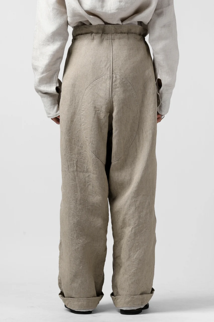 sus-sous trousers MK-1 / L100 herringbone washer (SAND BEIGE) - Image 7