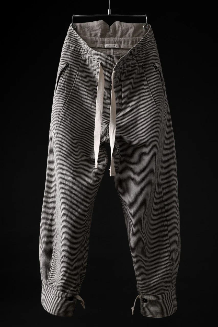 sus-sous trousers pierrot / L55C45 HBT hickory washer (STRIPE)
