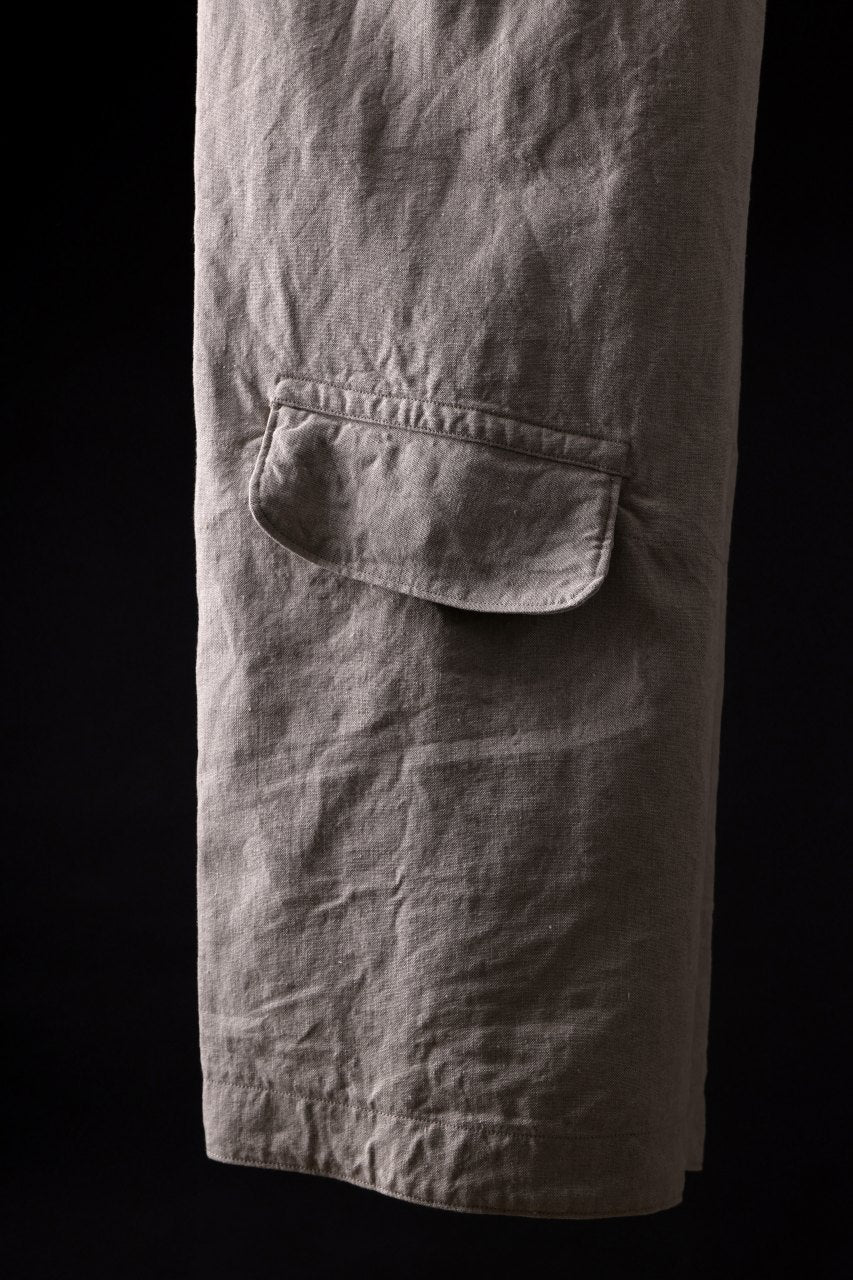 sus-sous trousers tanker / L100 heavy poplin washer (NATURAL) - Image 11