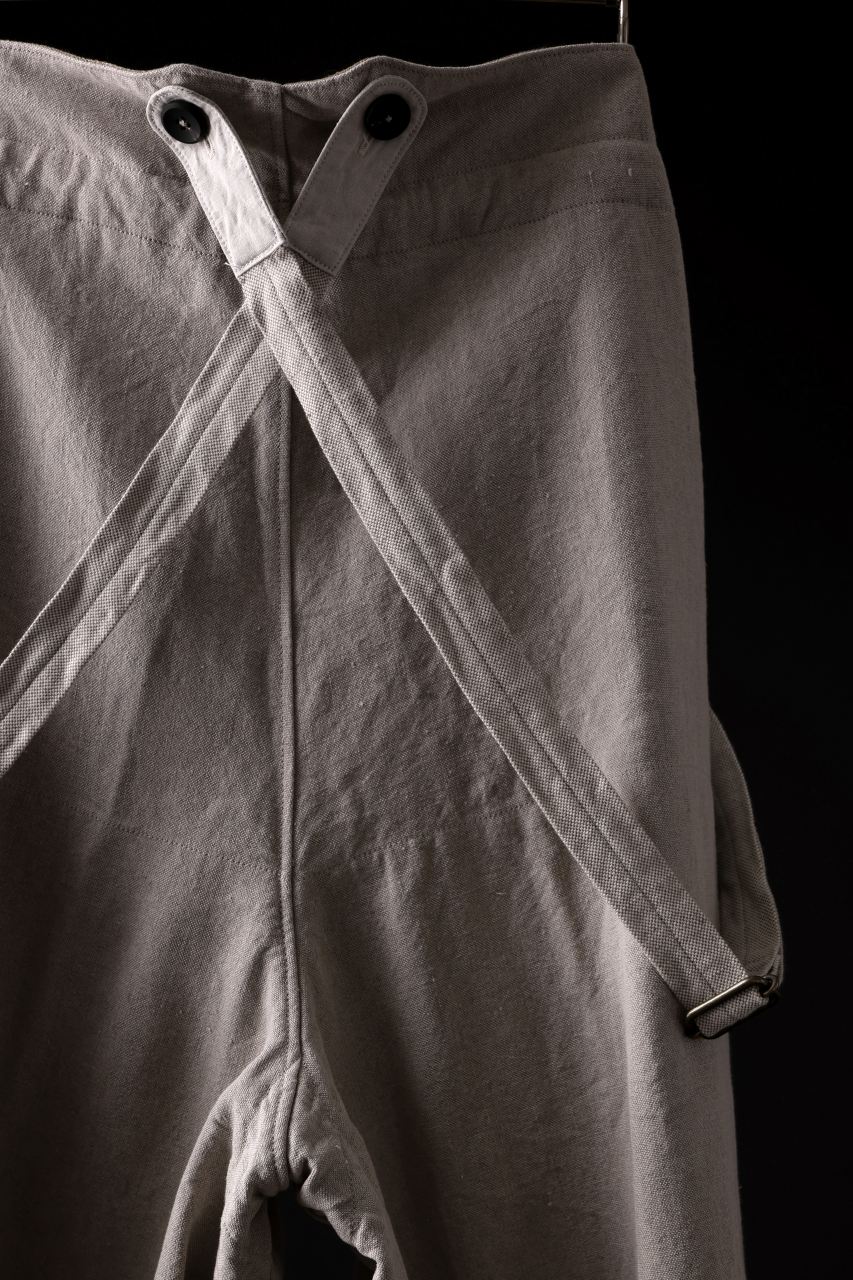 sus-sous trousers tanker / L100 heavy poplin washer (NATURAL) - Image 12