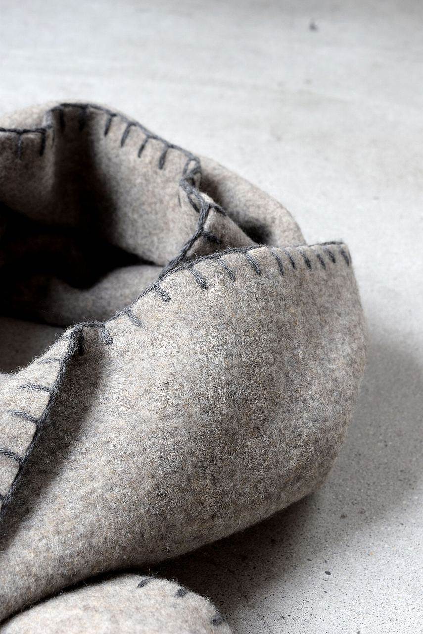 Syouichi Sasa×N/07 BLANKET#04 (BEIGE×GREY) - Image 3