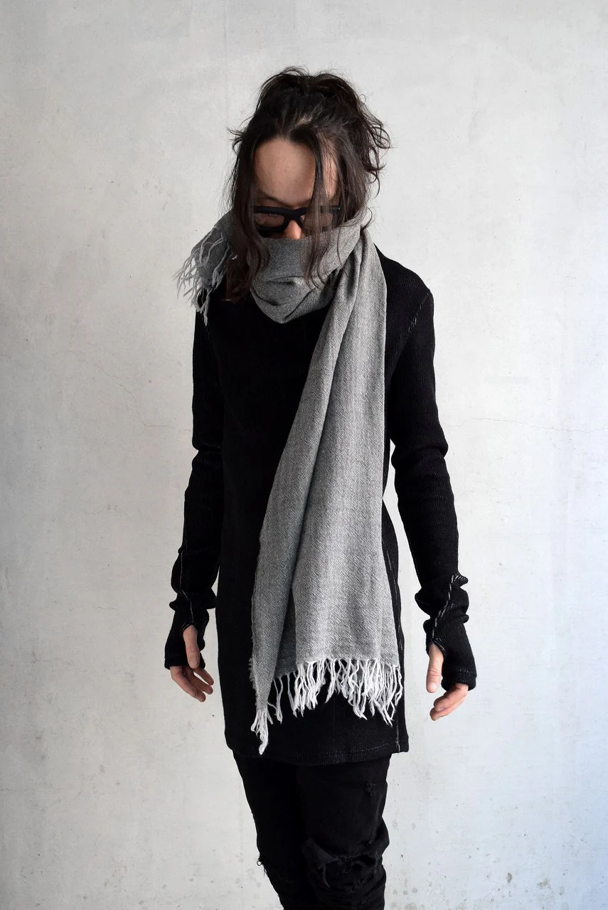 Syouichi Sasa×N/07 STOLE#03 (GREY) - Image 9