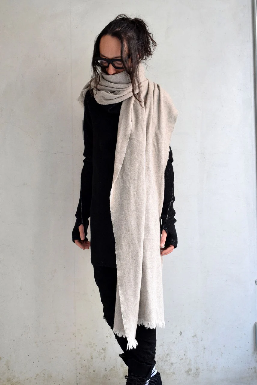 Syouichi Sasa×N/07 STOLE#09 (BEIGE) - Image 9