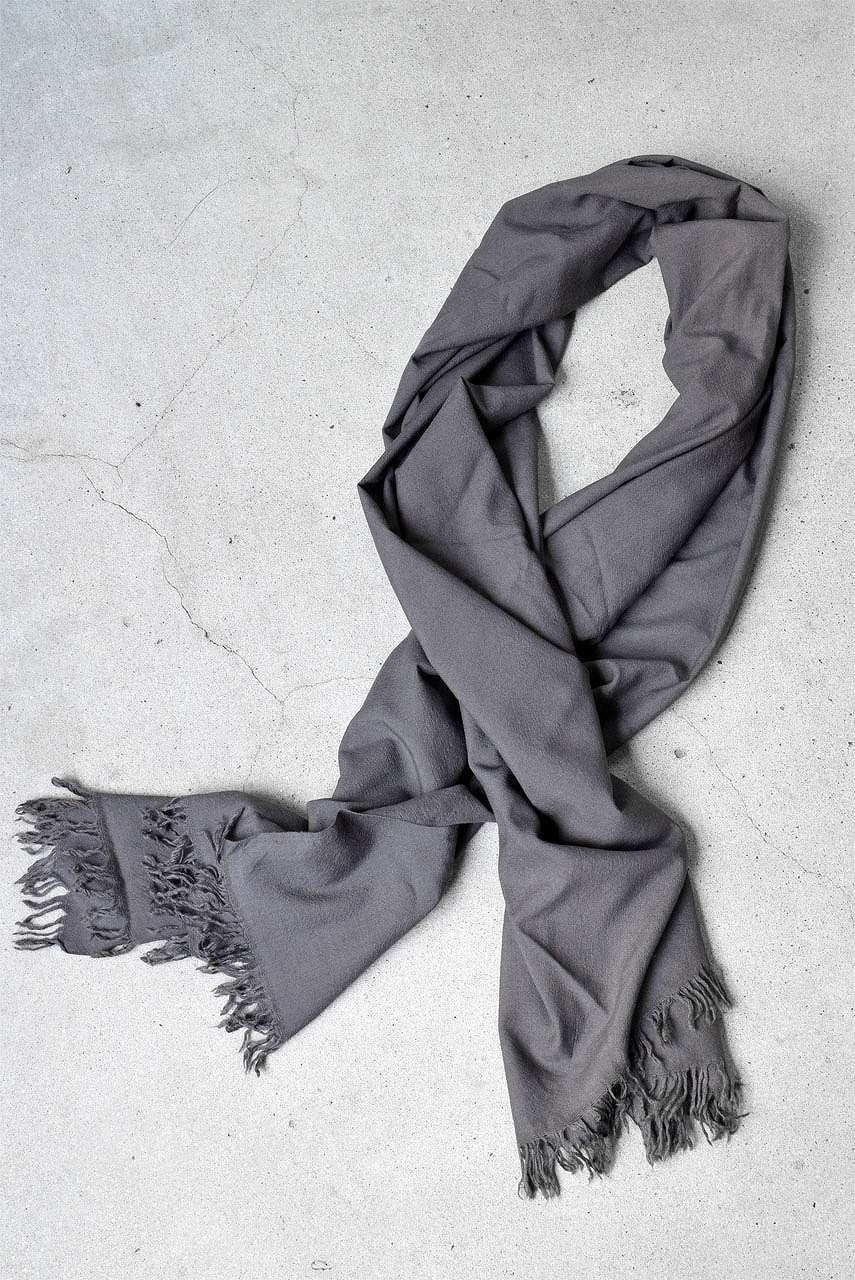 Syouichi Sasa×N/07 STOLE#11 (GREY×KHAKI / LOGWOOD)