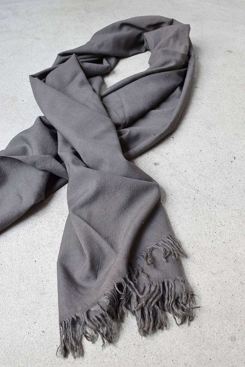 Syouichi Sasa×N/07 STOLE#11 (GREY×KHAKI / LOGWOOD) - Image 2