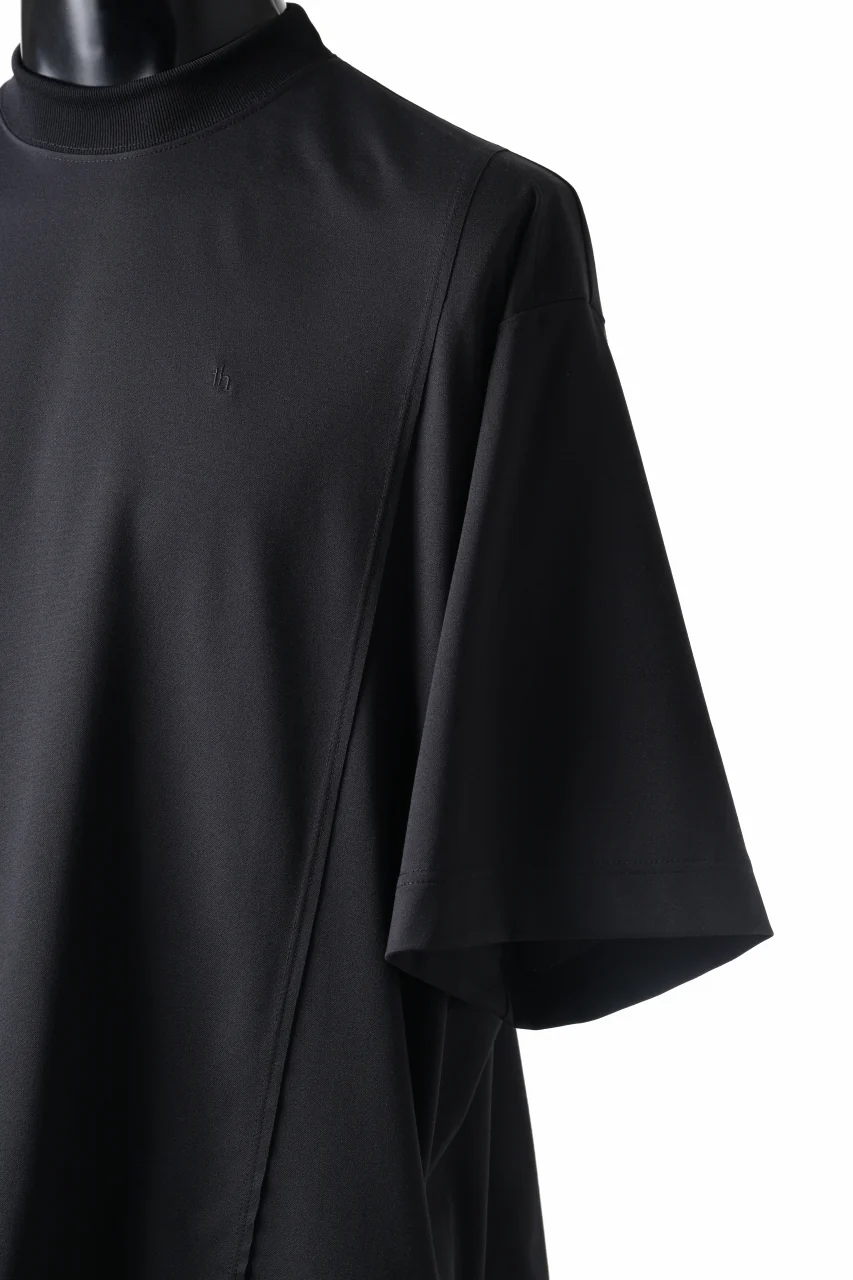 TARO HORIUCHI / th products Crew neck S/S Tee / high gauge bare smooth (black) - Image 15