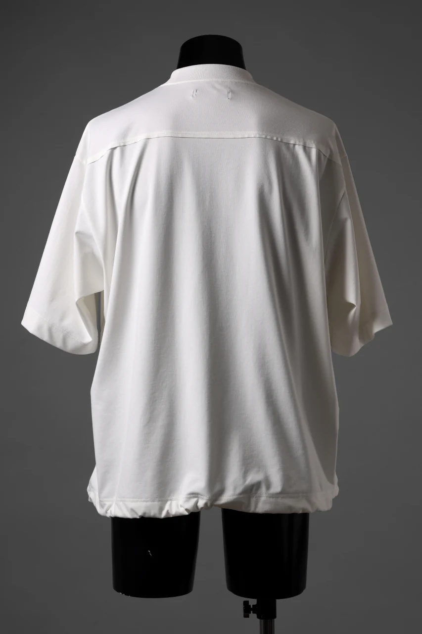 TARO HORIUCHI / th products Crew neck S/S Tee / high gauge bare smooth (white) - Image 4