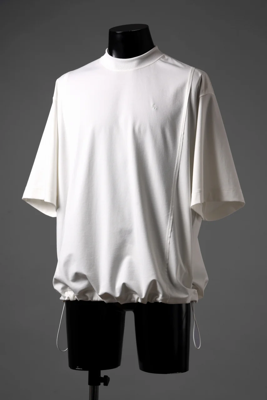 TARO HORIUCHI / th products Crew neck S/S Tee / high gauge bare smooth (white) - Image 7