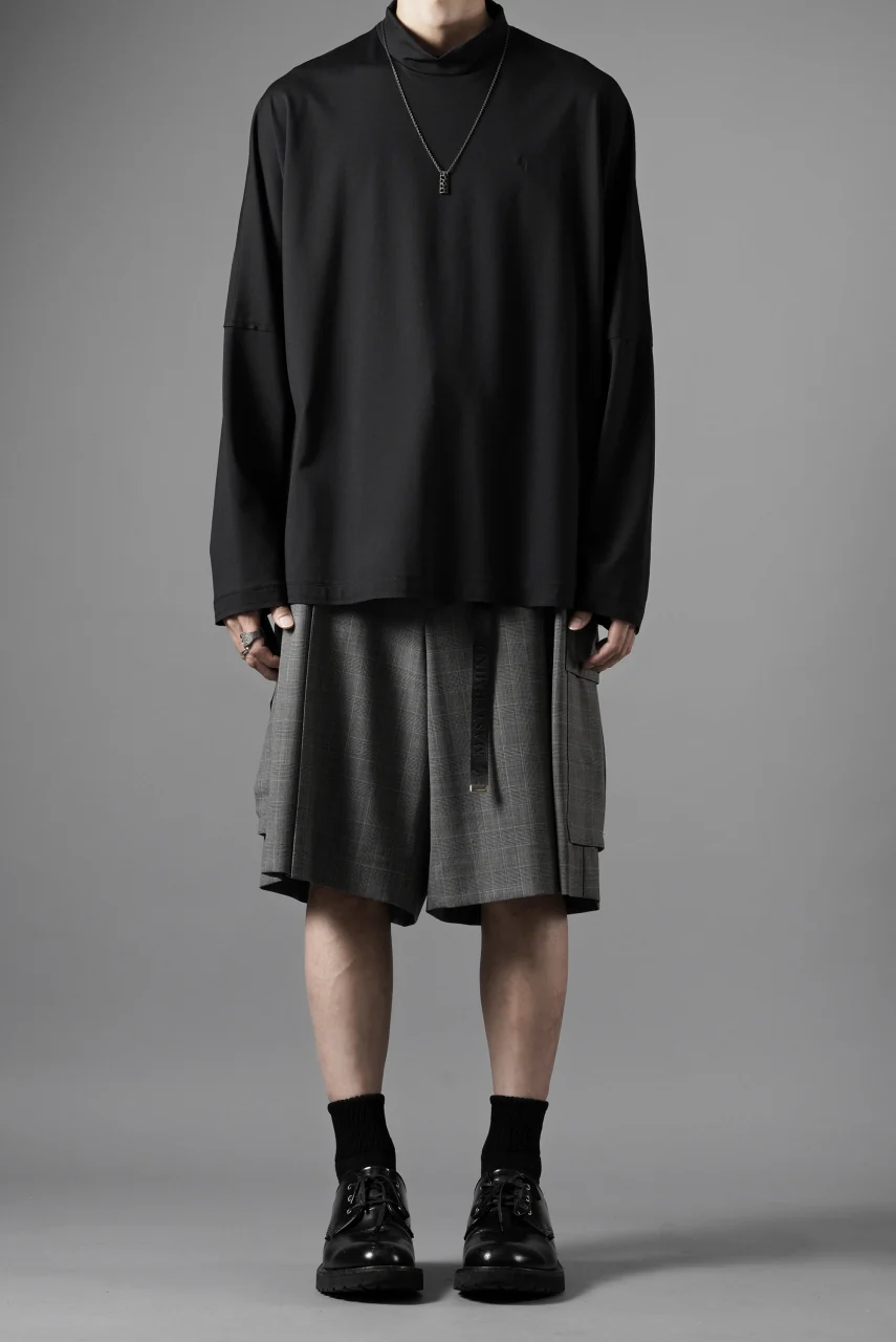 TARO HORIUCHI / th products Dolman L/S Tee / high gauge bare smooth (black) - Image 14