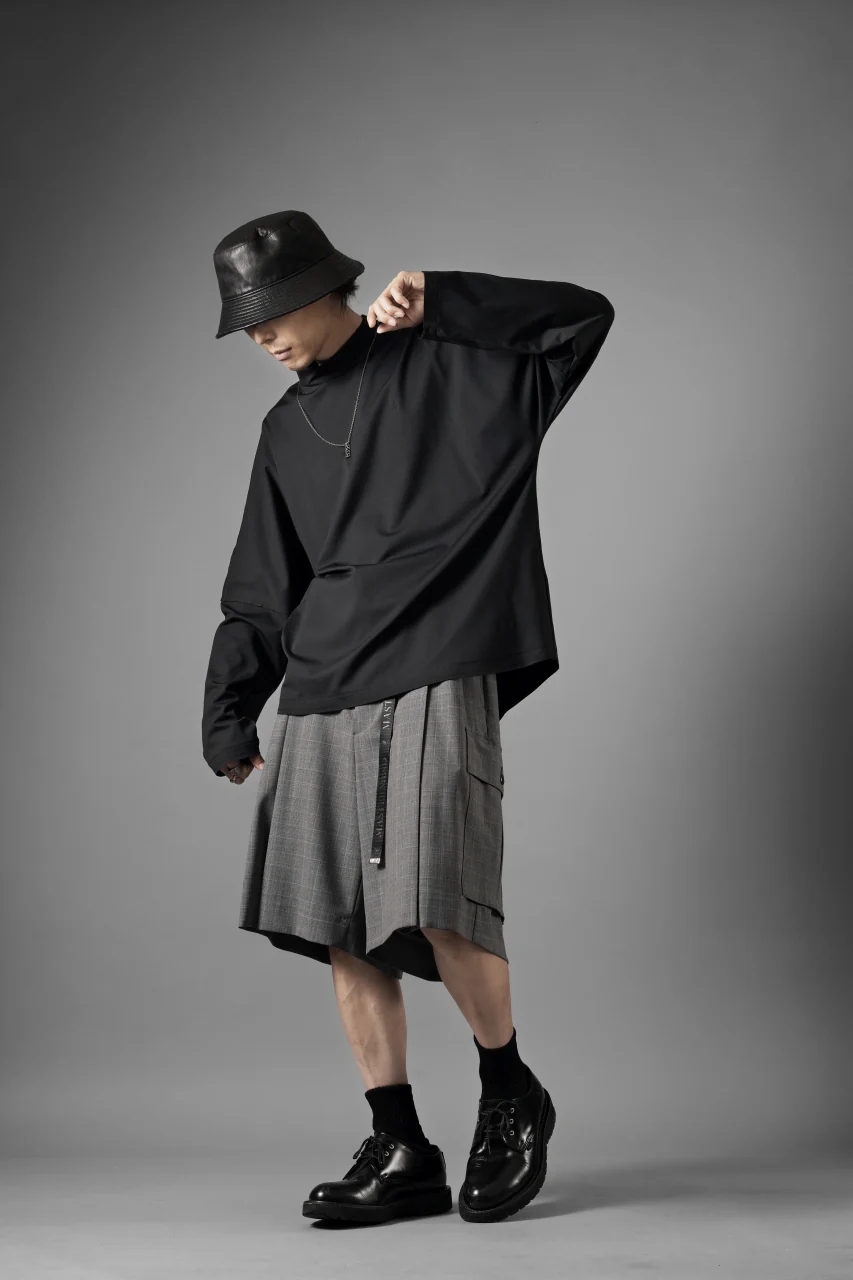 TARO HORIUCHI / th products Dolman L/S Tee / high gauge bare smooth (black) - Image 16