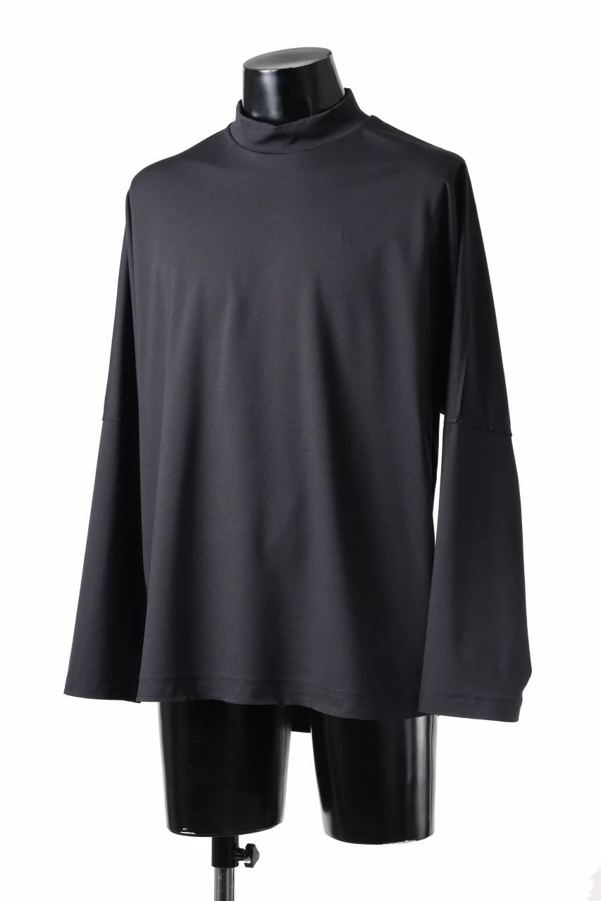 TARO HORIUCHI / th products Dolman L/S Tee / high gauge bare smooth (black) - Image 2