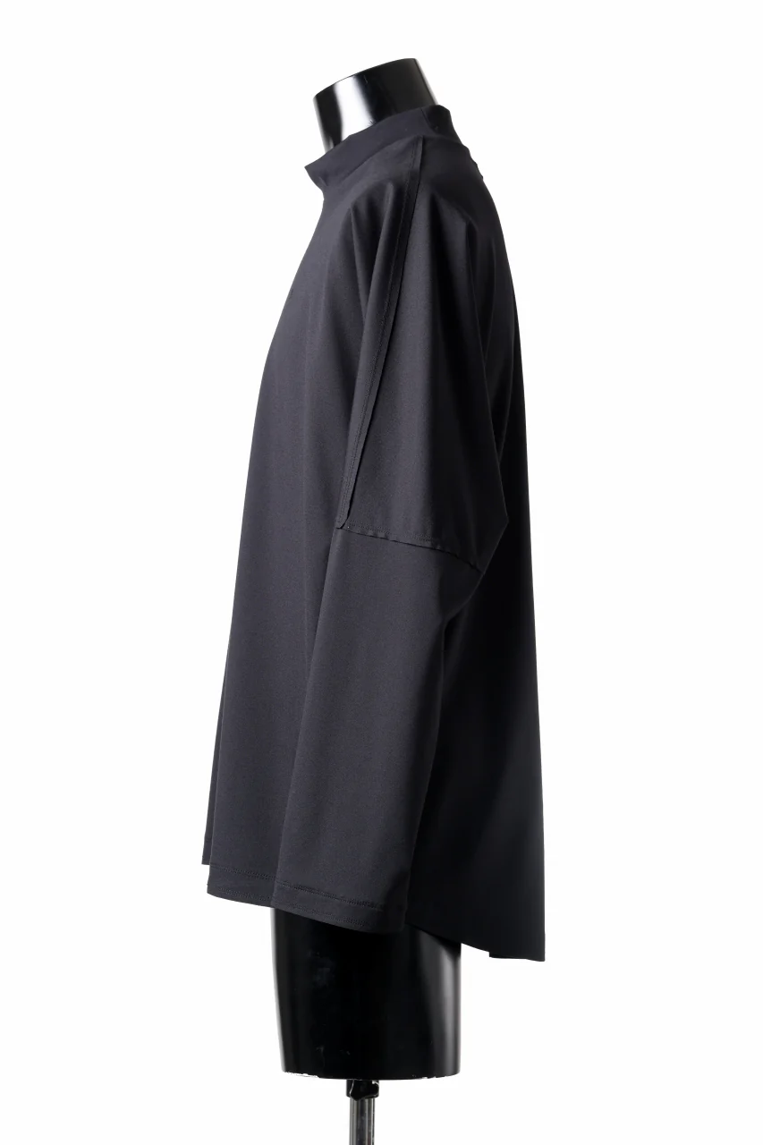 TARO HORIUCHI / th products Dolman L/S Tee / high gauge bare smooth (black) - Image 3