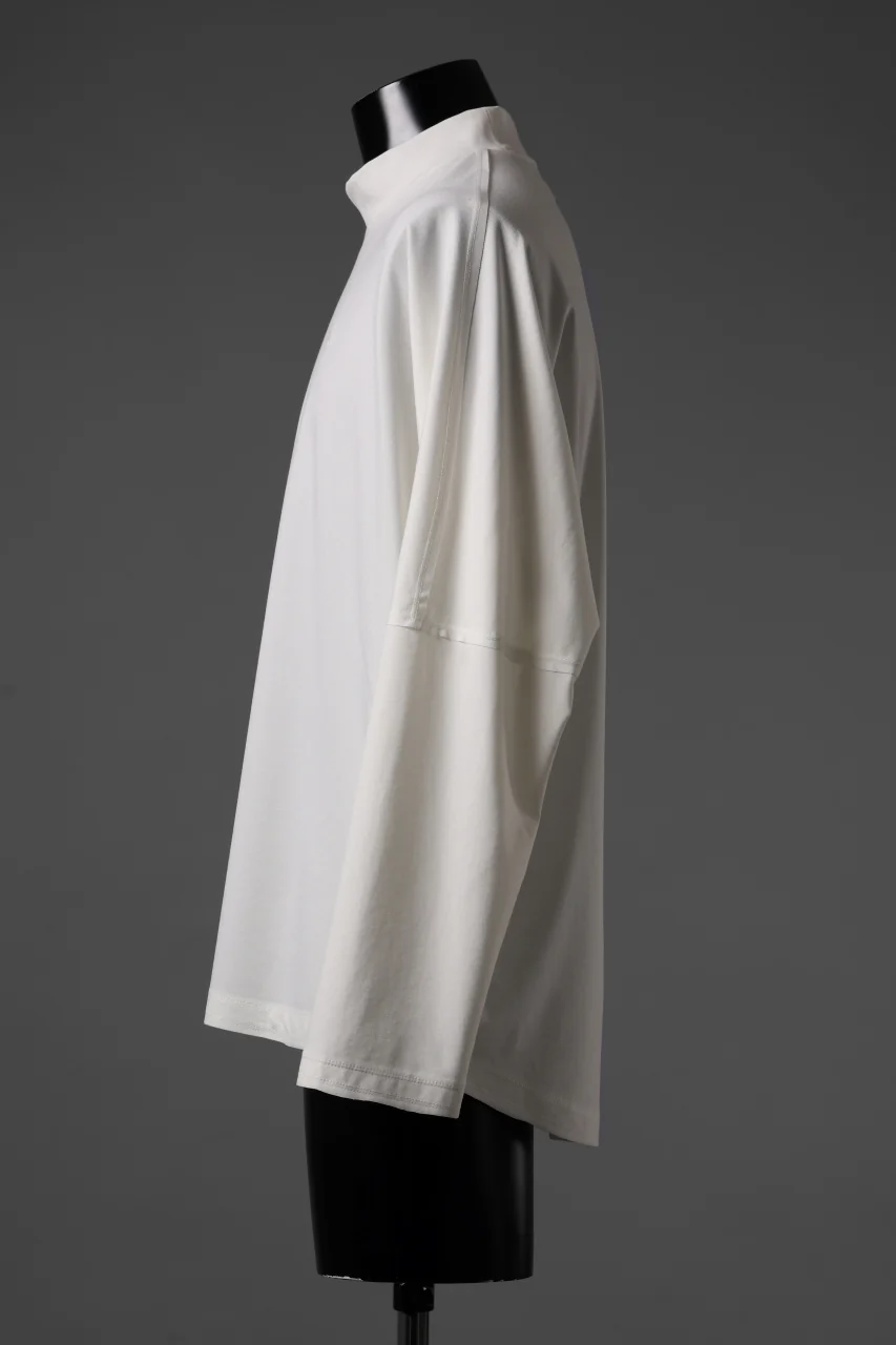 TARO HORIUCHI / th products Dolman L/S Tee / high gauge bare smooth (white) - Image 3