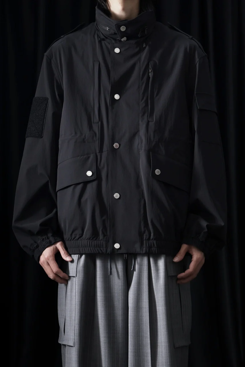 TARO HORIUCHI / th products Policeman Jacket Type-B ARTIST WARDROBE / MIYU HOSOI (black) - Image 2