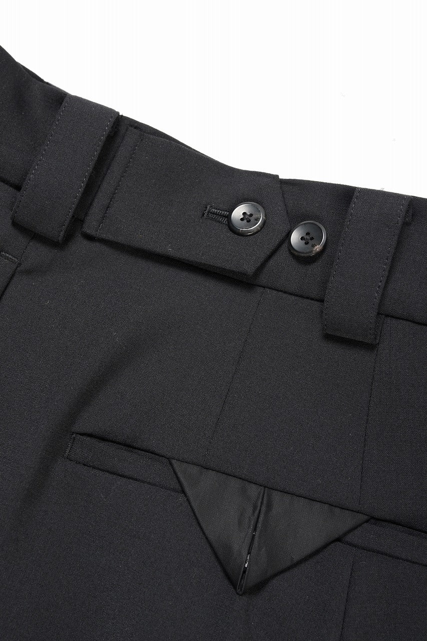 TARO HORIUCHI / th products Wide Cargo Shorts / 2Way Stretch W/P Tropical (black) - Image 10