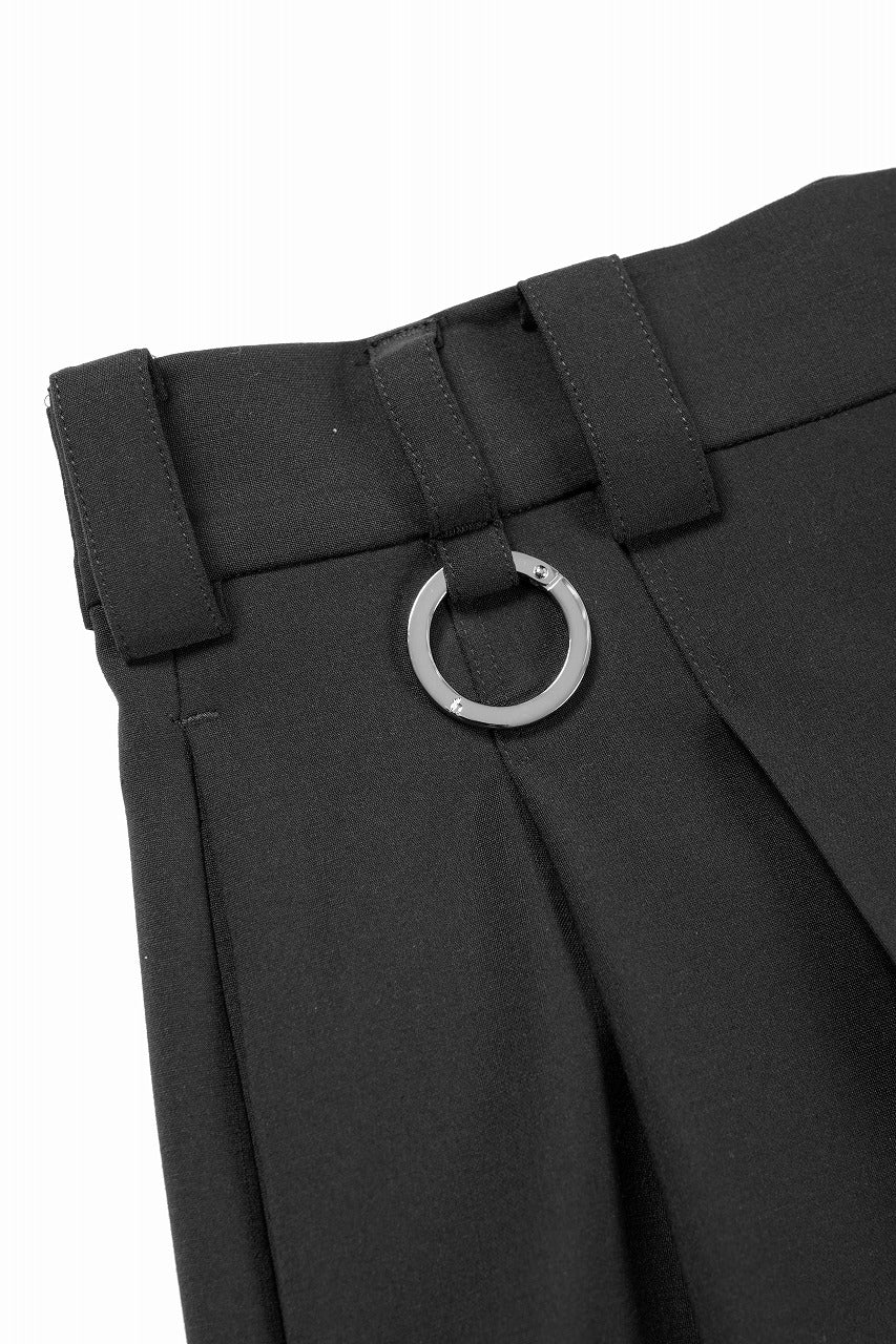 TARO HORIUCHI / th products Wide Cargo Shorts / 2Way Stretch W/P Tropical (black) - Image 8