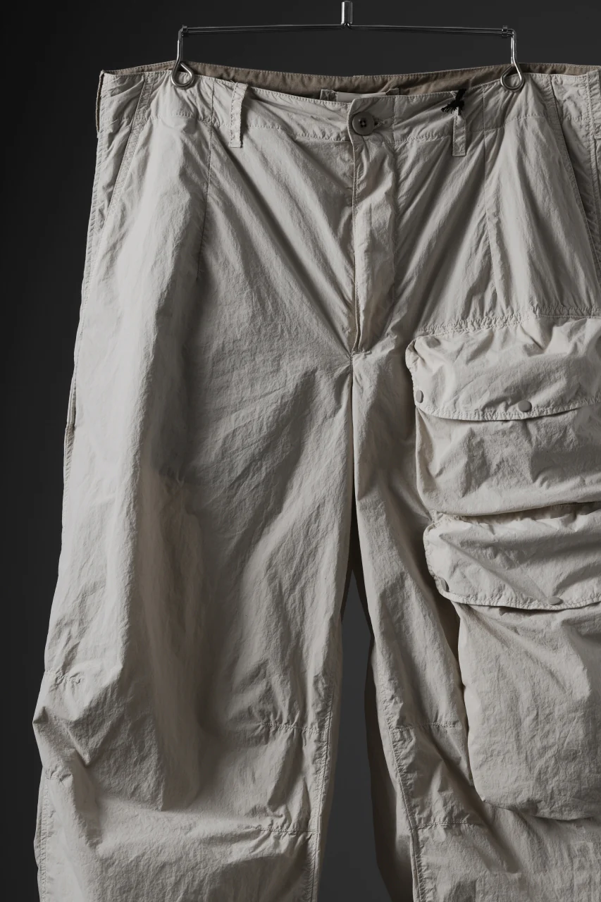 Ten c CARGO TROUSERS / GARMENT DYED LIGHT NYLON TACTEL MID LAYER (BEIGE) - Image 11