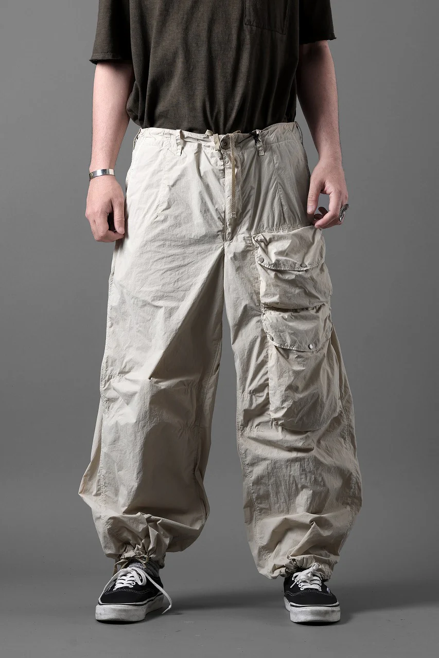 Ten c CARGO TROUSERS / GARMENT DYED LIGHT NYLON TACTEL MID LAYER (BEIGE) - Image 16
