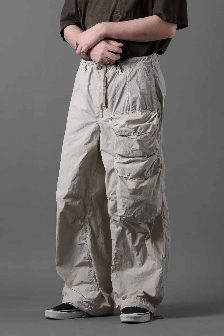 Ten c CARGO TROUSERS / GARMENT DYED LIGHT NYLON TACTEL MID LAYER (BEIGE) - Image 17